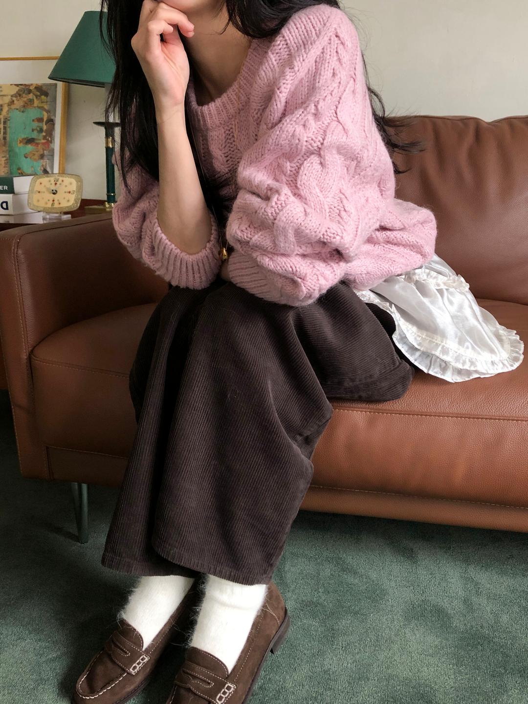 *closet* 웨스트 알파카 니트 (4 color)