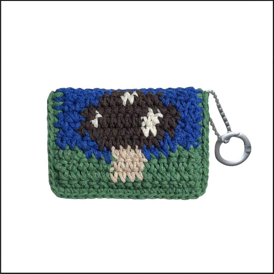 mushroom wallet (brown)
