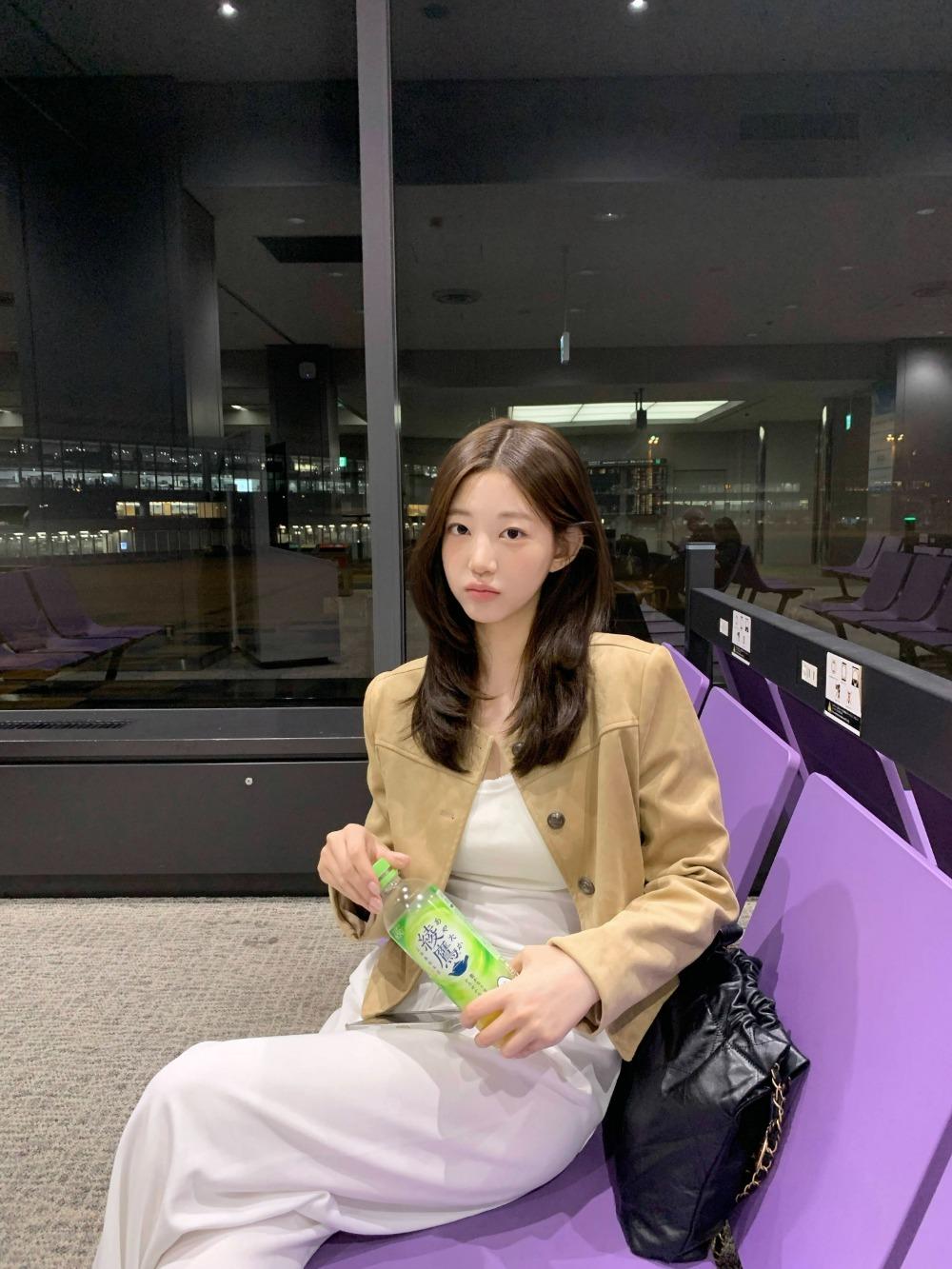 제니오 베니 스웨이드 자켓_베이지