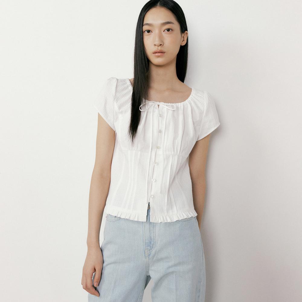 [알로하 착용] [10차] LUCY COTTON BLOUSE_2COLOR