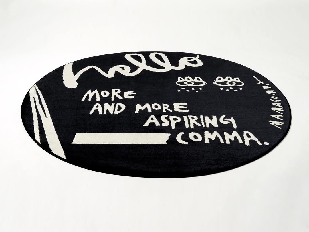 Mamell Rug 원형 & Black