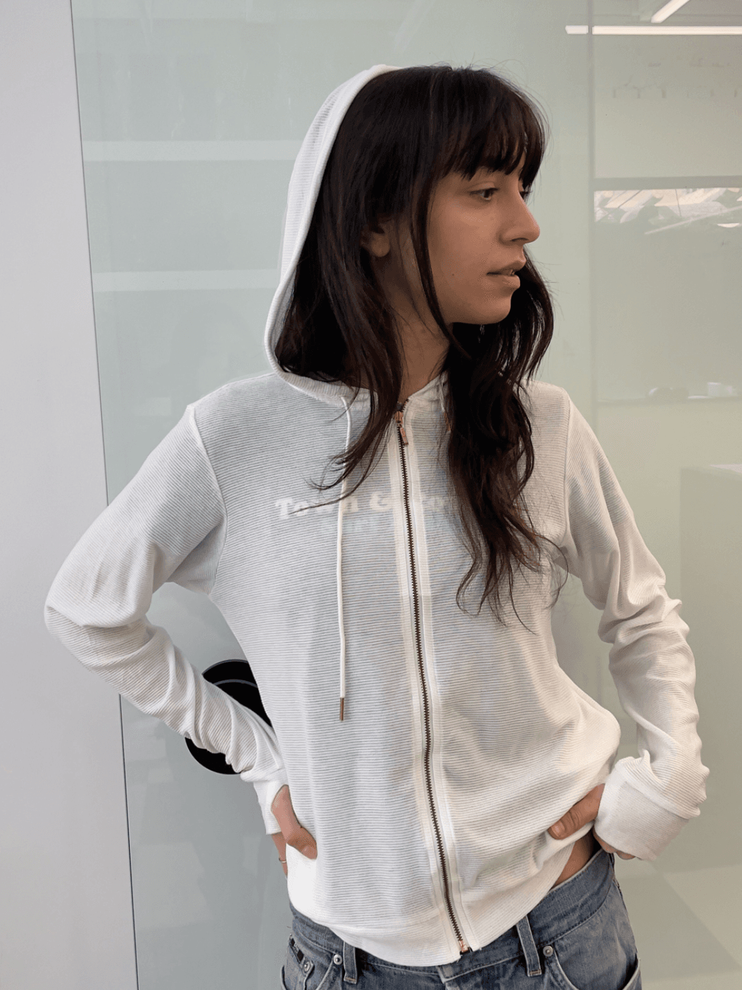 Zip-up hoodie