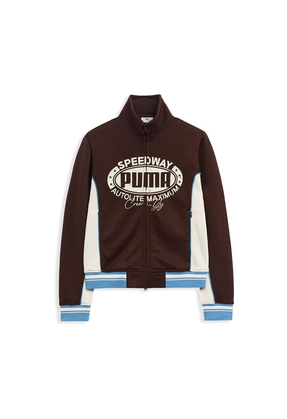 PUMA x OPEN YY JERSEY JACKET, BROWN