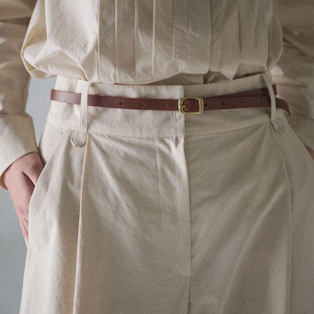 Basic Slim Belt_Brown [YA102_BR]