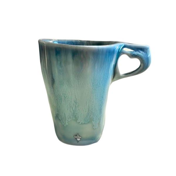 [viviflo] melting blue series heart mug cup / 멜팅블루 시리즈 하트머그컵