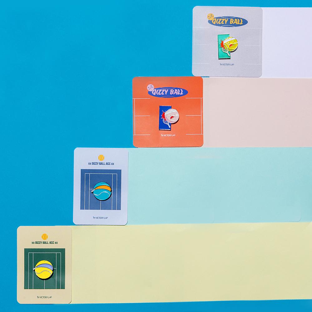 빅토리랩 DIZZYBALL 디지볼 메탈 뱃지 [4종]