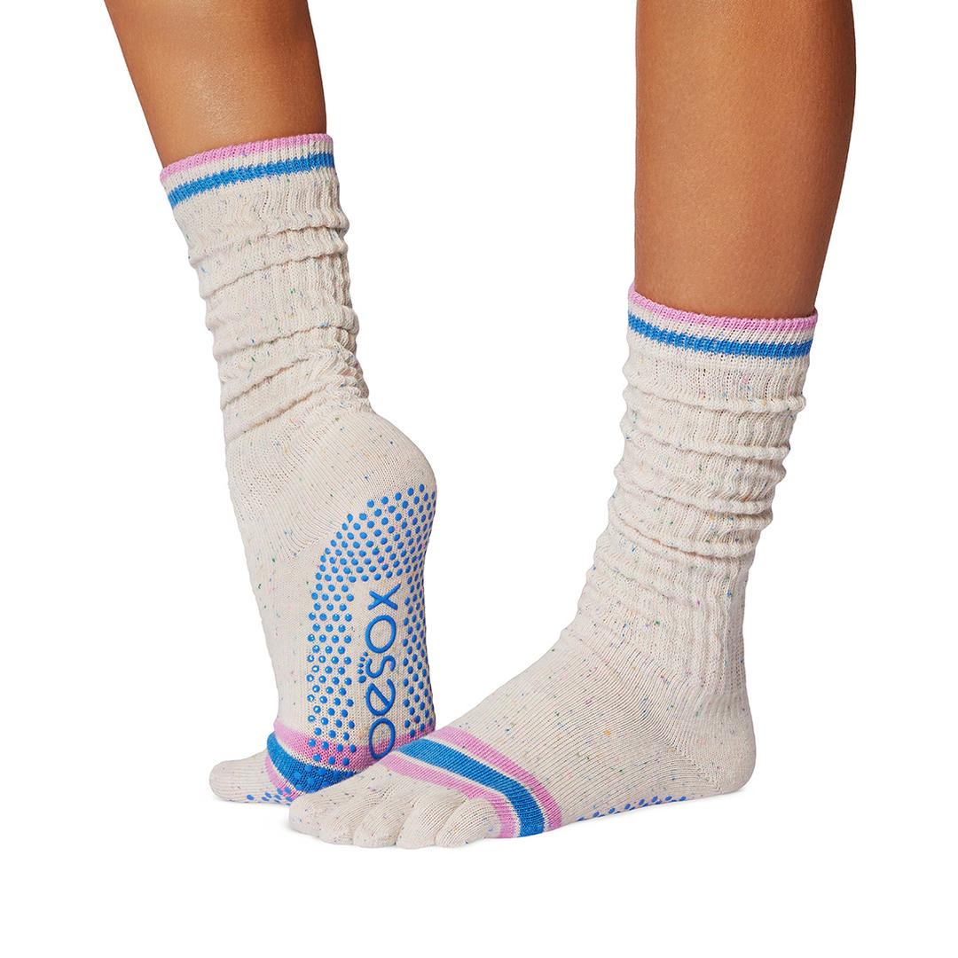 ToeSox Grip F/T Slouch Paradise Nvy Strp