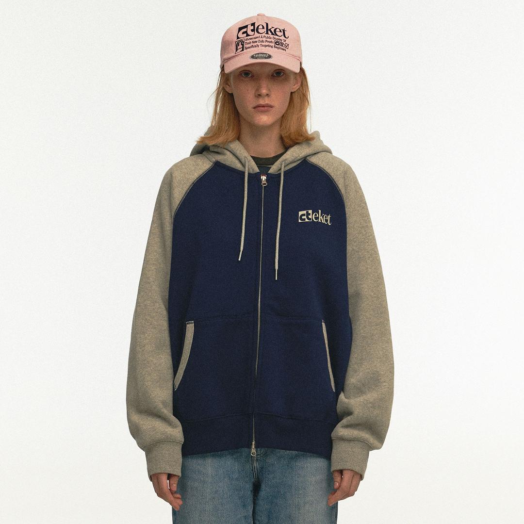 Plan Zip-Up Hoodie Navy
