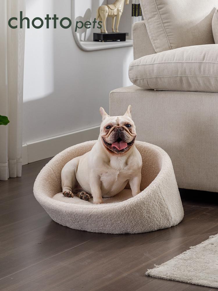 백 펜스 플러시 반려동물 침대 고양이 강아지 쉼터