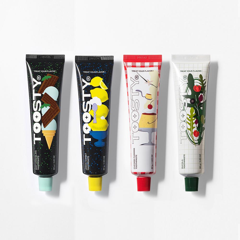 "먹지 마세요" 맛있는 치약 투스티 치약 80g (4종 중 택1)