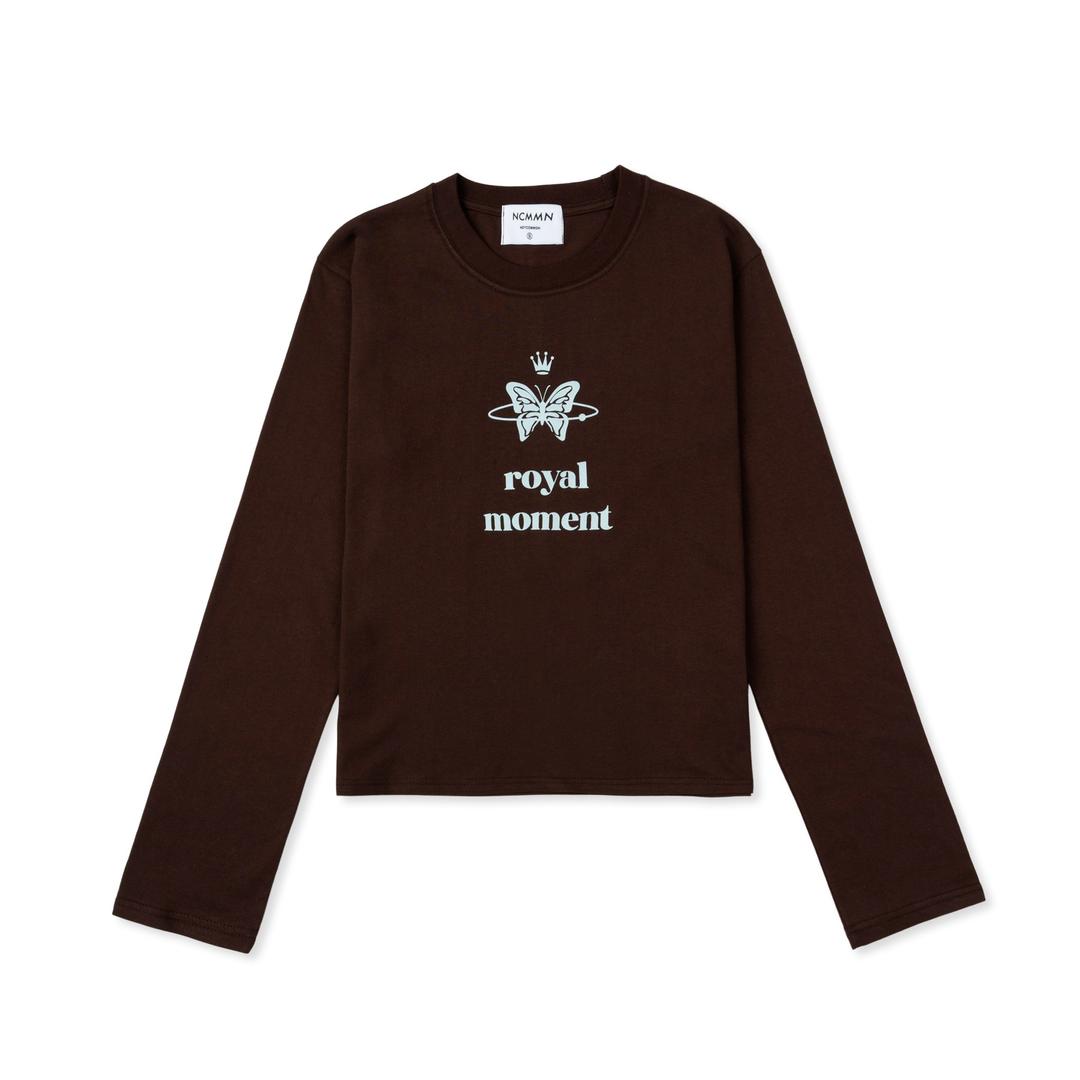 [WOMEN] ROYAL CROP LONGSLEEVE BR