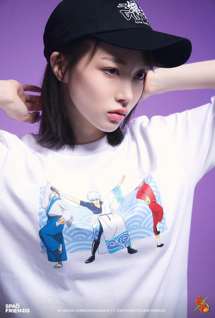 [은혼] 반팔 티셔츠 (RE)(WHITE)_SPRLF49U10