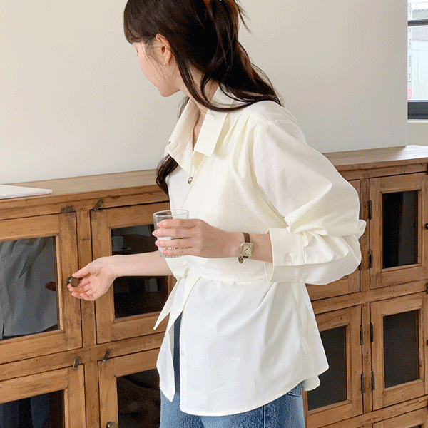 도어언발랩셔츠