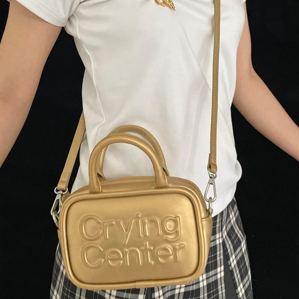 CryingCenter 크라잉센터 골드 미니 크로스백 여름 데일리 핸드백