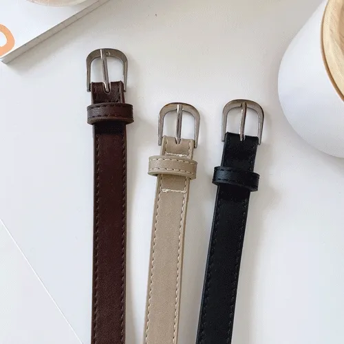 [당일발송] 다크실버 라운드스퀘어 C 벨트