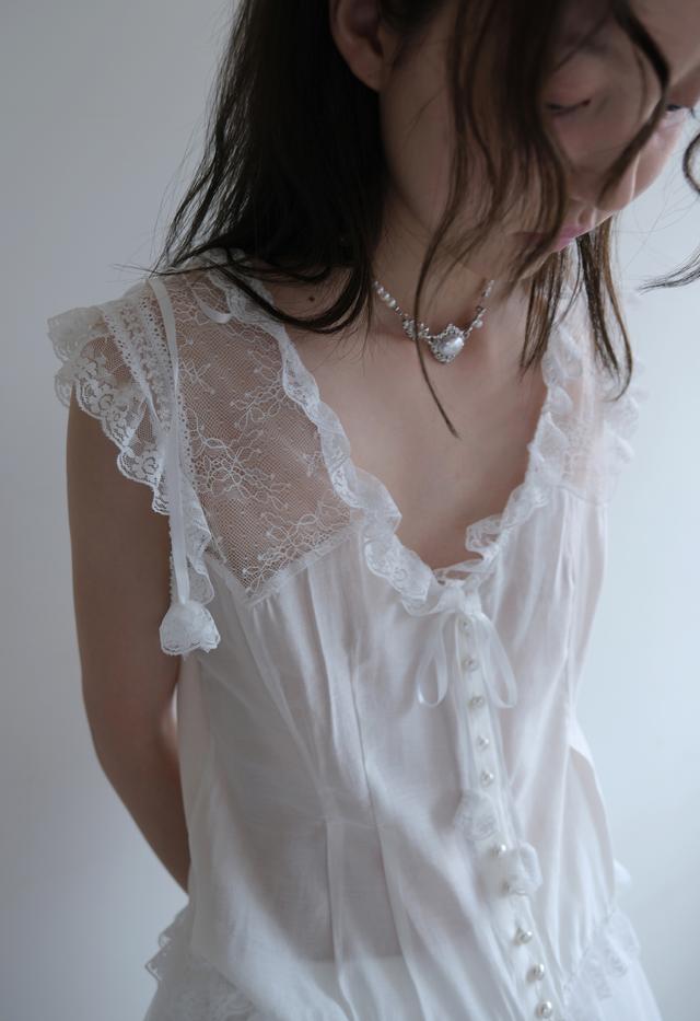 Angelnumber555 Daisy puff dress - 위시버킷