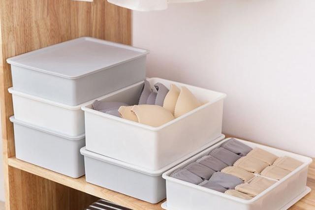 심플라인 속옷 양말 정리함 리빙박스 3종
