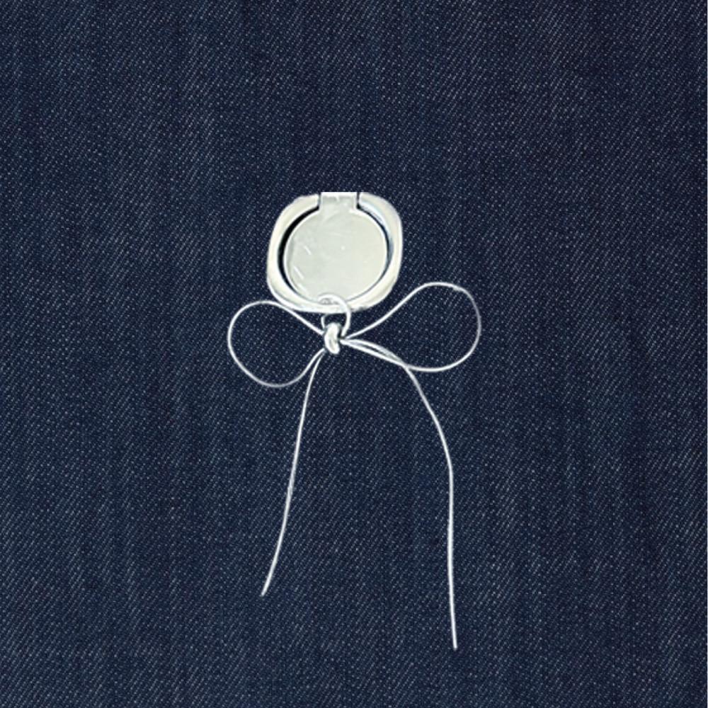Loumoi ring tok _ Silver ribbon