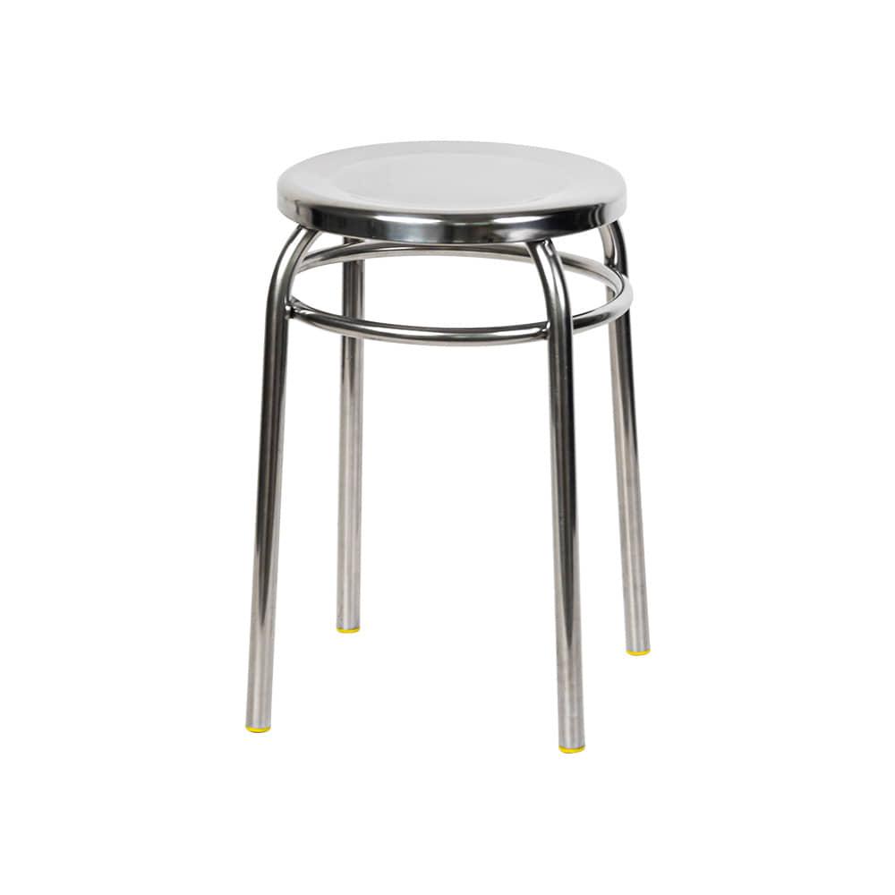 STAINLESS ROUND STOOL