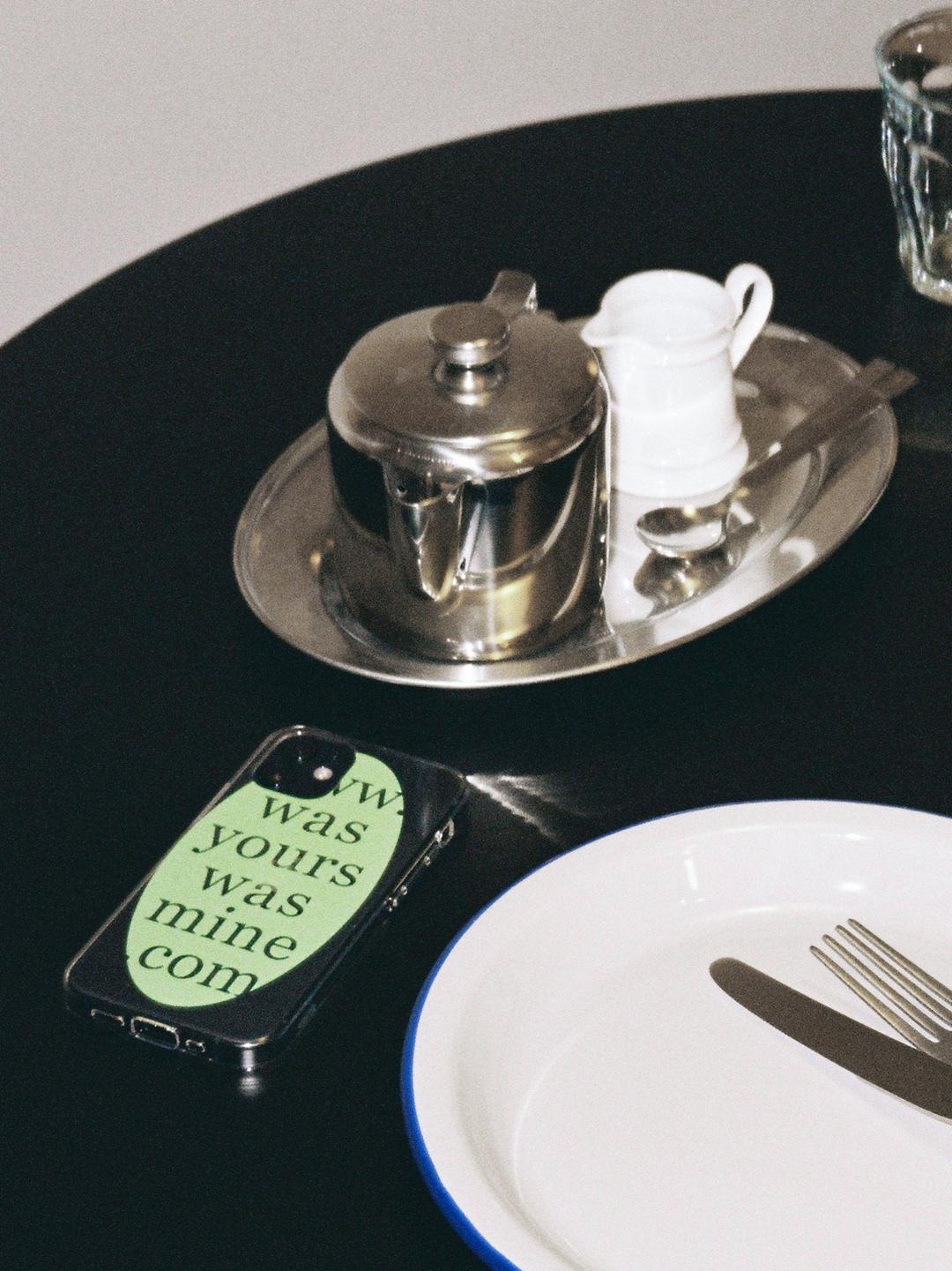 oval logo iphone case