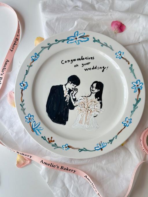 웨딩사진 플레이트 결혼선물 액자