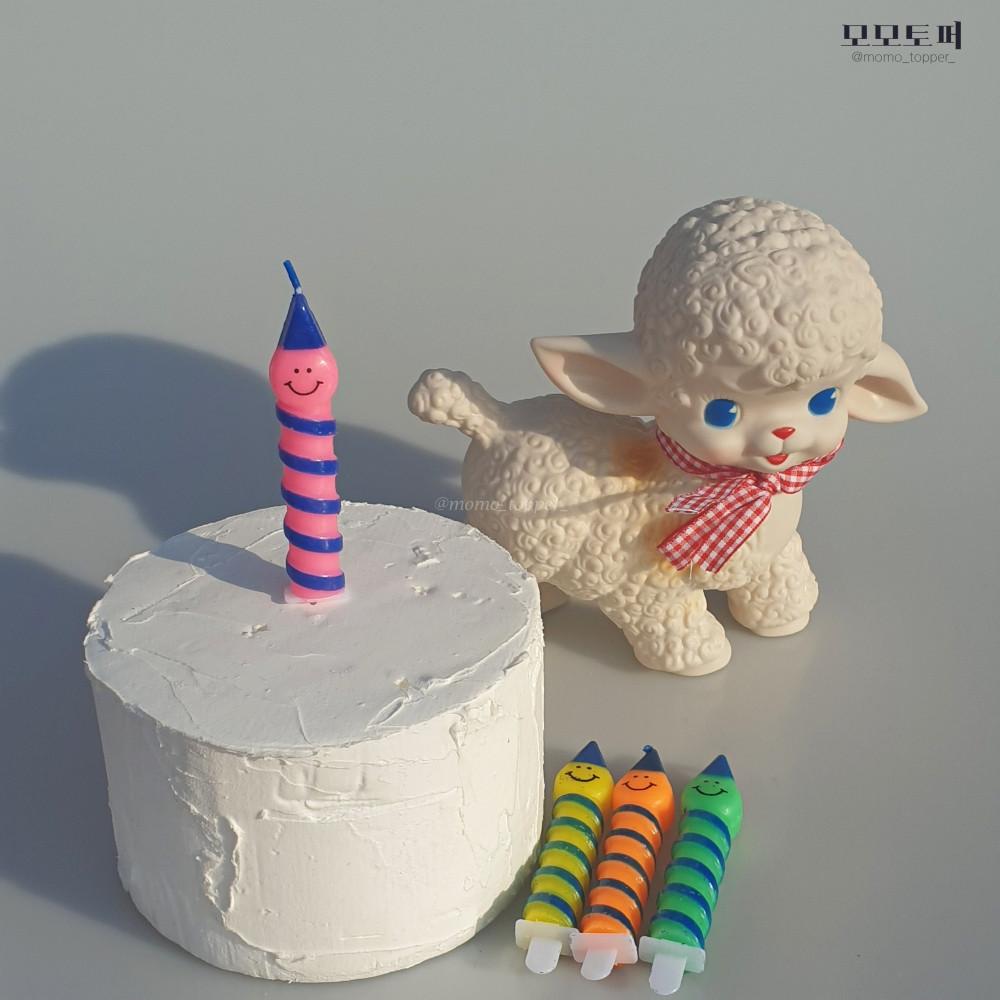 퉁퉁이 스크류 고깔 스마일초 (4개 1set)