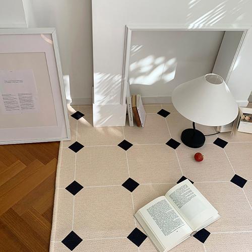 모던 타일 러그