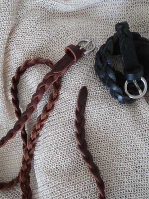 꼬임 벨트 (이태리 소가죽)