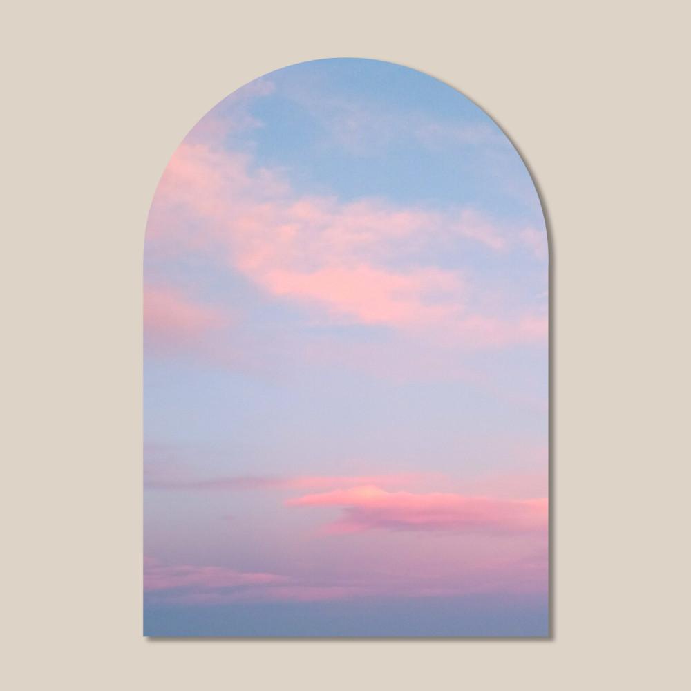 마이 리틀 윈도우, 인테리어 접착 아치 포스터 / 22. Aurora Pink Sky
