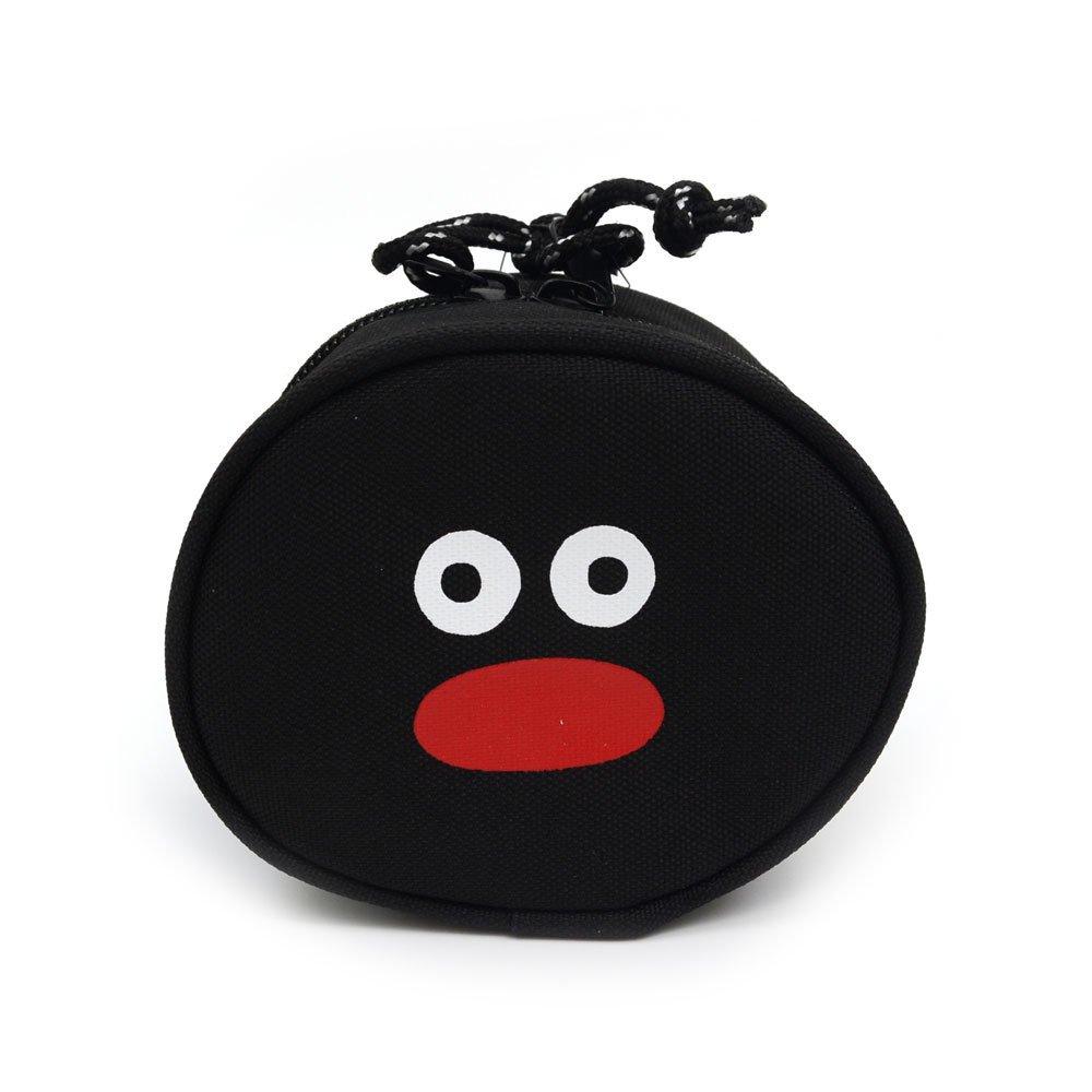 PINGU×松本セイジ　おにぎりポーチ　（FACE） ブラック　PSLW-7308　PG - ピングーグッズ公式オンラインストア