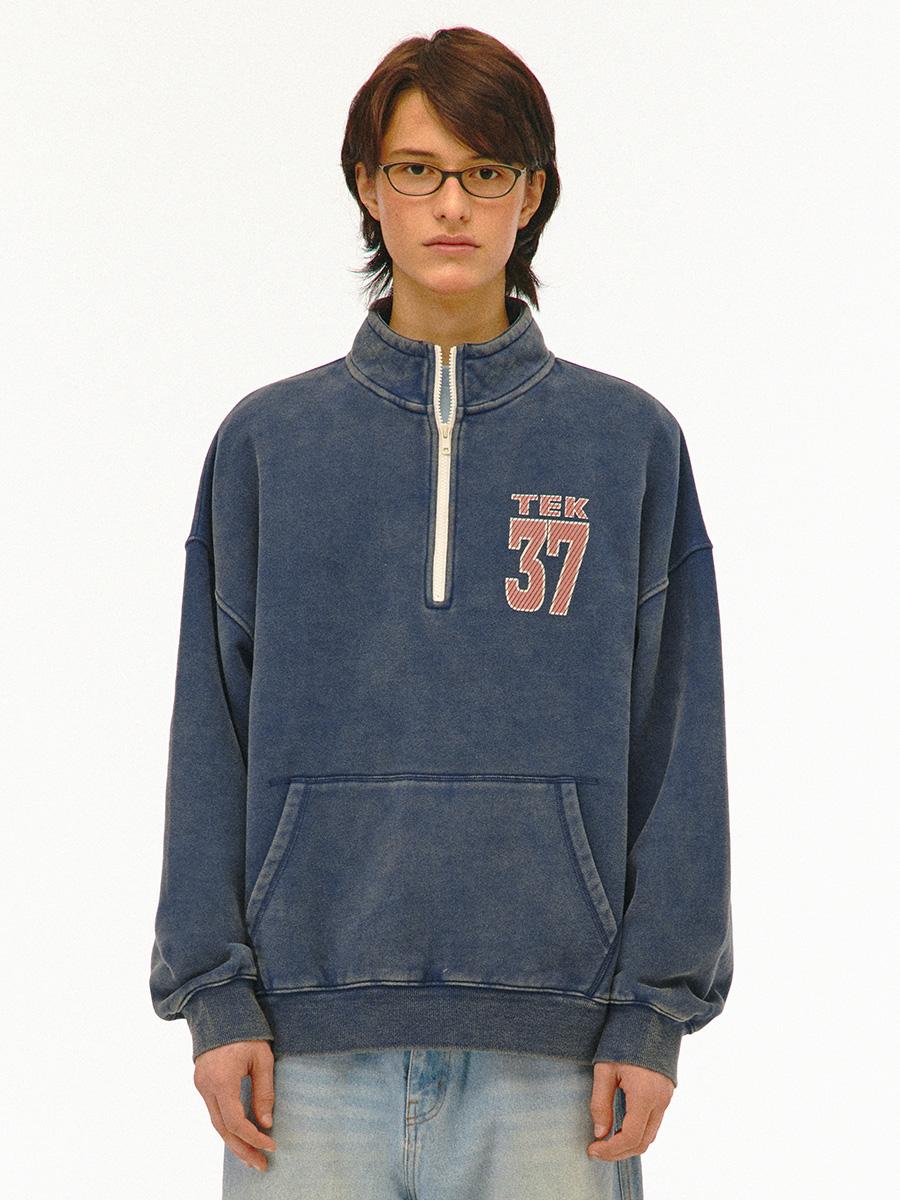 TEK Half Zip-Up Sweatshirt Navy