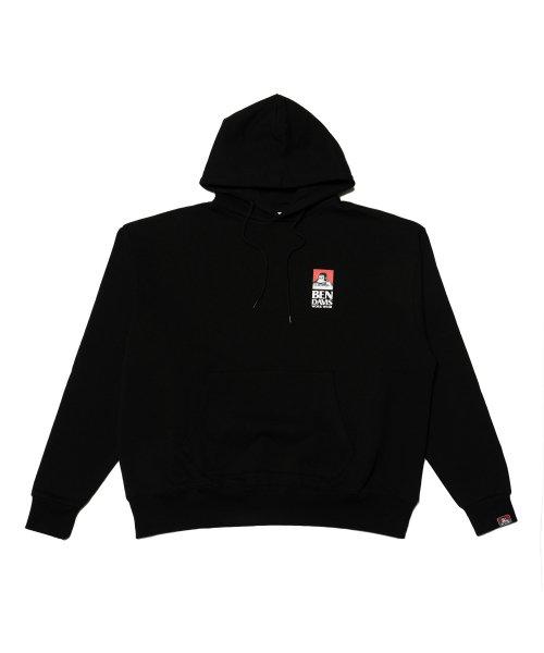 벤 데이비스(BEN DAVIS)  오리지널 코튼 후드 스웨트 셔츠 블랙(기모) - 사이즈 & 후기 | 무신사