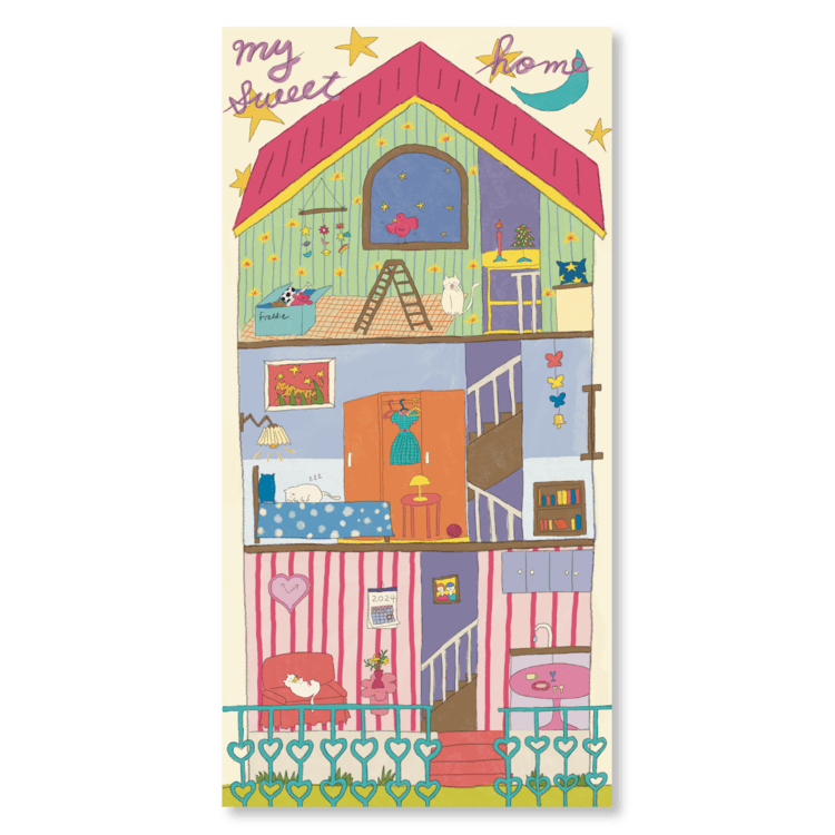 마이스윗홈 일러스트 엽서