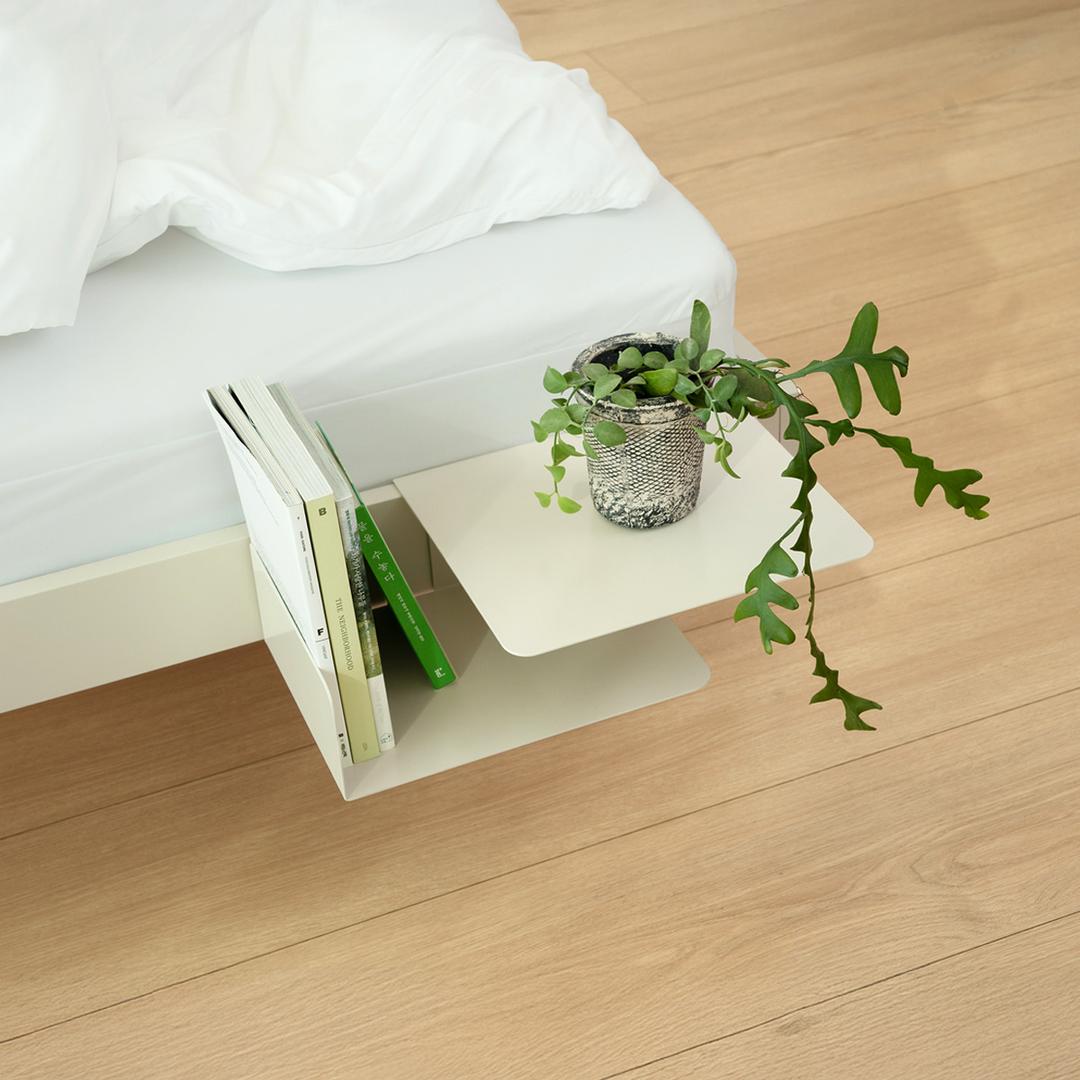 Rim Bed Shelf - Pale Beige