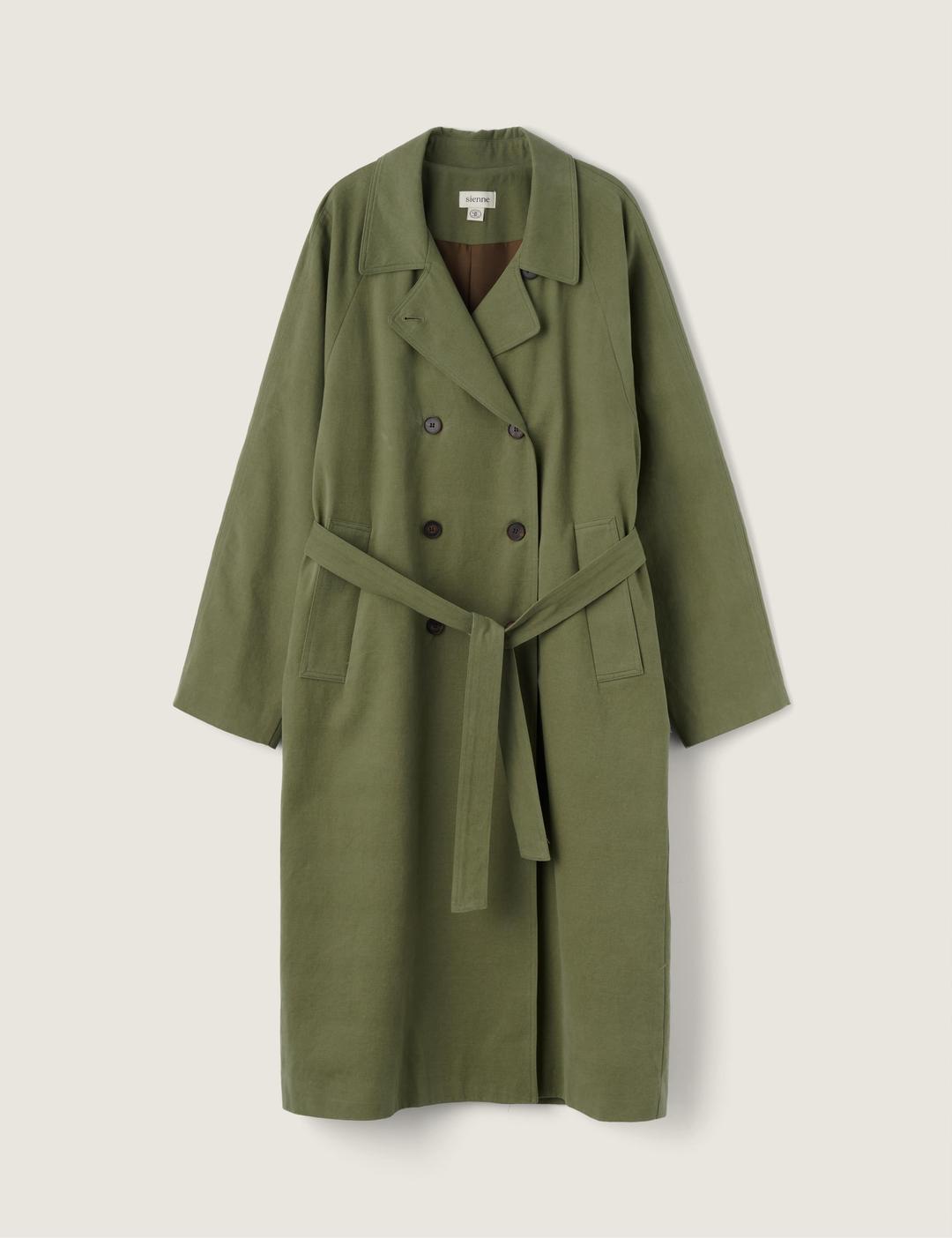 Row Tailored Coat (Khaki)