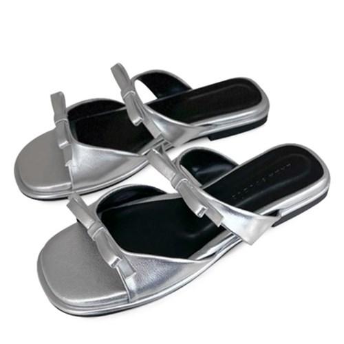 kami et muse Double ribbon slippers_KM23s161