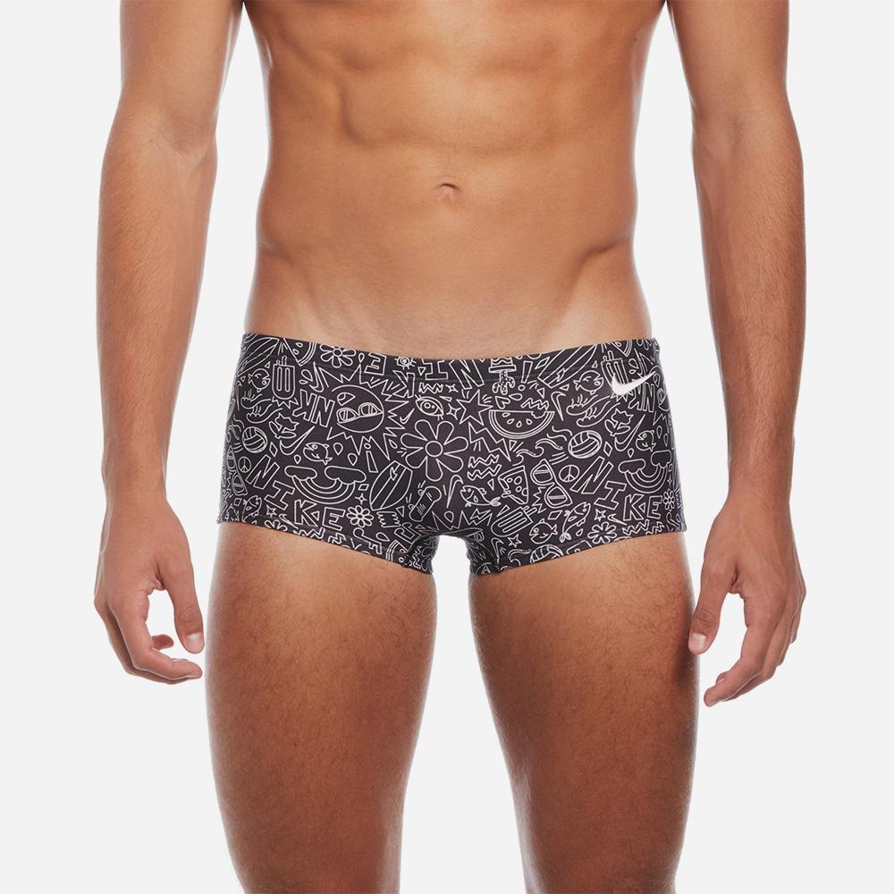 나이키스윔 조이풀 두들 스퀘어 레그 브리프