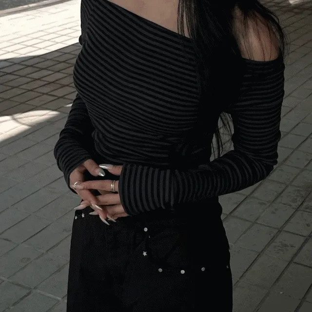 [데일리룩/가성비] 스윗 단가라 오프 티 (3color)