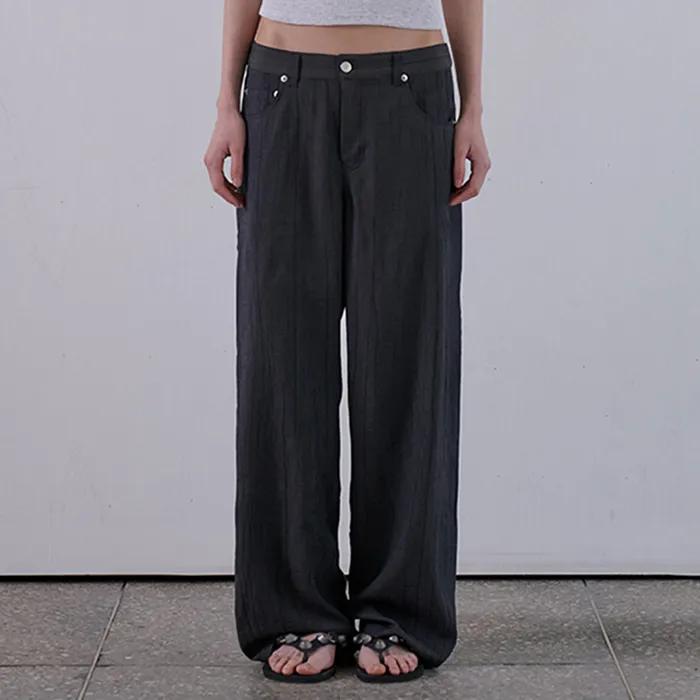 SUMMER TROUSERS - CHARCOAL