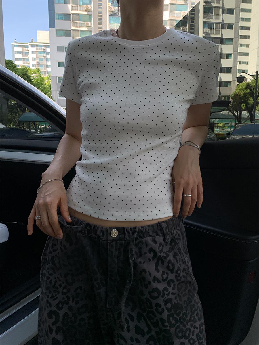 Dotty wood T (4color)