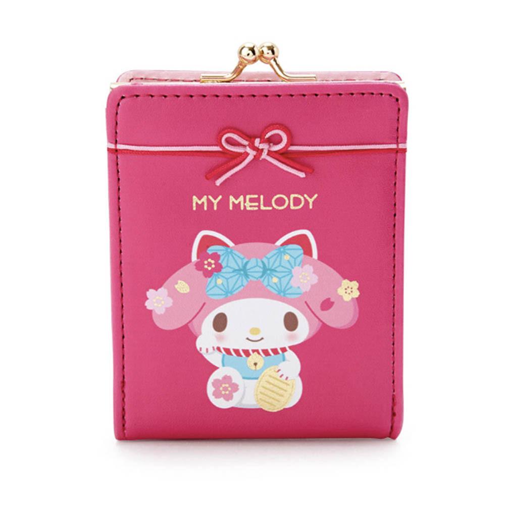 산리오 신년 디자인 오마모리 부적 모양 포켓 파우치 동전 카드 지갑 마이 멜로디