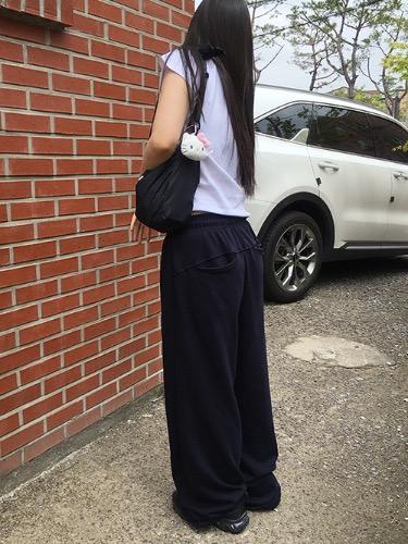 파크 팬츠 (백멜란지/네이비/핑크)