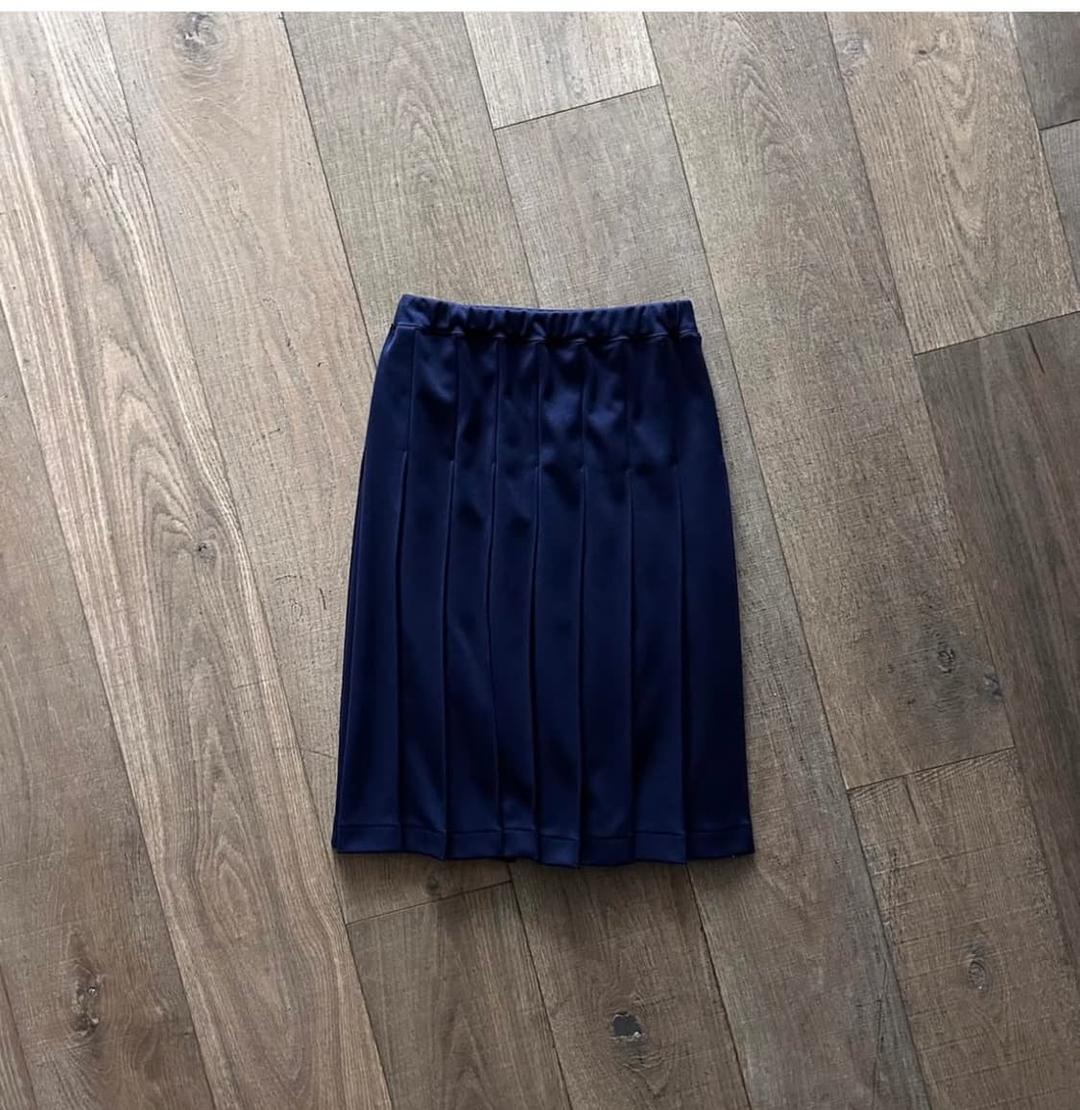 꼼데가르송  Logo Pleats Jersey Skirt | 후루츠패밀리