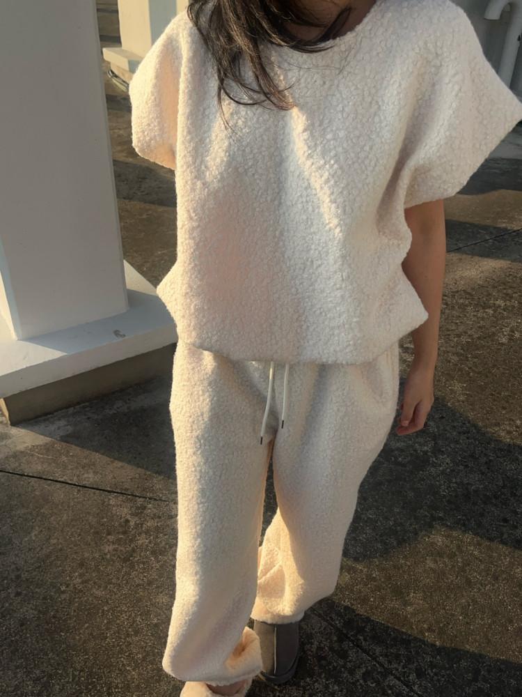 [주문폭주]부클 뽀글이 조거팬츠