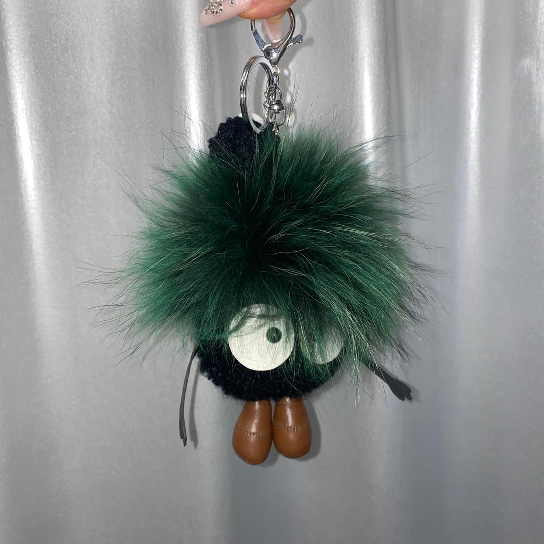 리얼 모피 까망이 키링