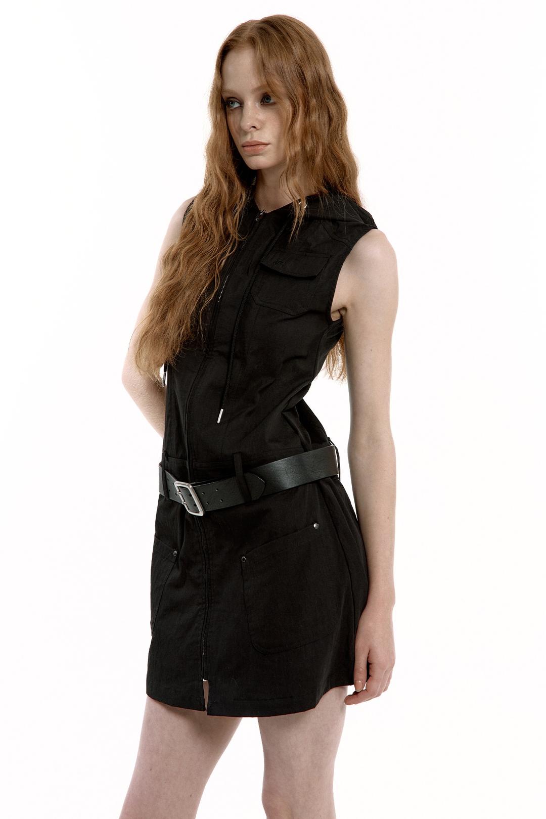 HOODIE DRESS BLACK [예약발송 09/20]