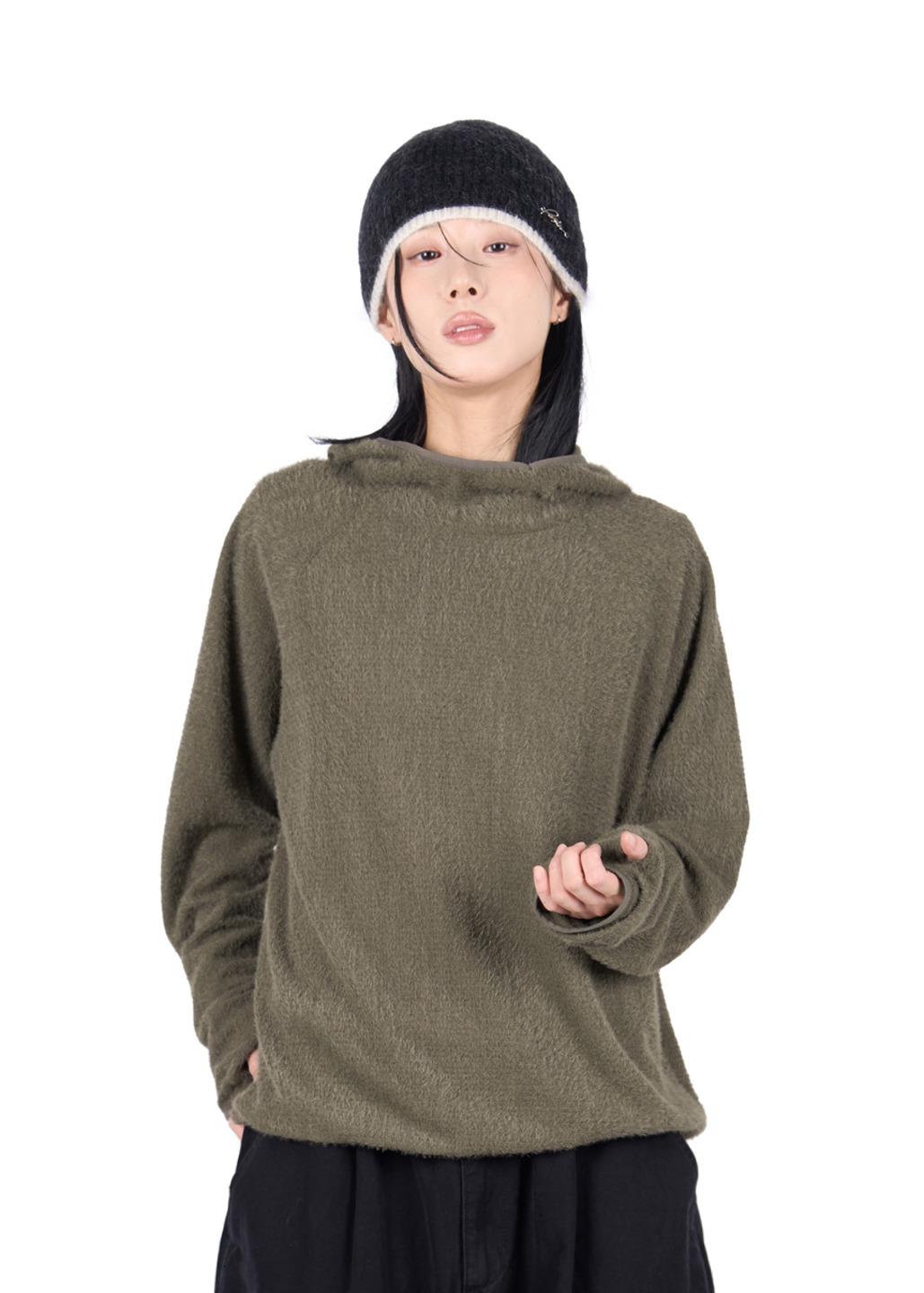 HAIRY GHOST HOOD LONG SLEEVE