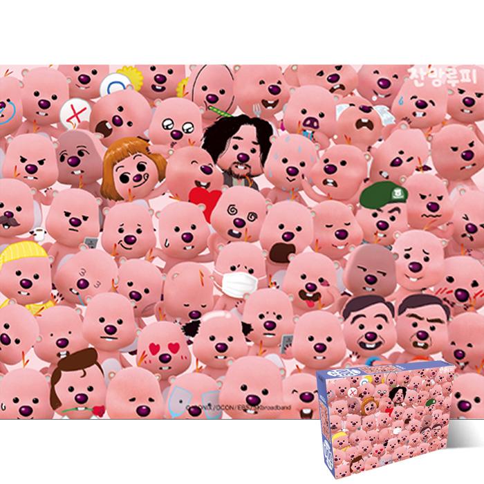 500피스 직소퍼즐 잔망루피 이모티콘 대원