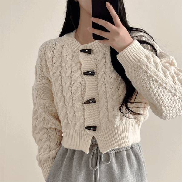 겨울소녀 떡볶이 가디건 - 3color / 입고예정일 12월 9일