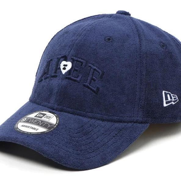 [해외] 베이프 X 뉴에라 타월링 로고 캡 모자
